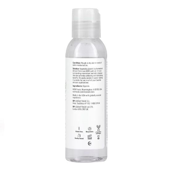 Vegetable Glycerine, 118 ml, NOW Foods - Vitax.ro
