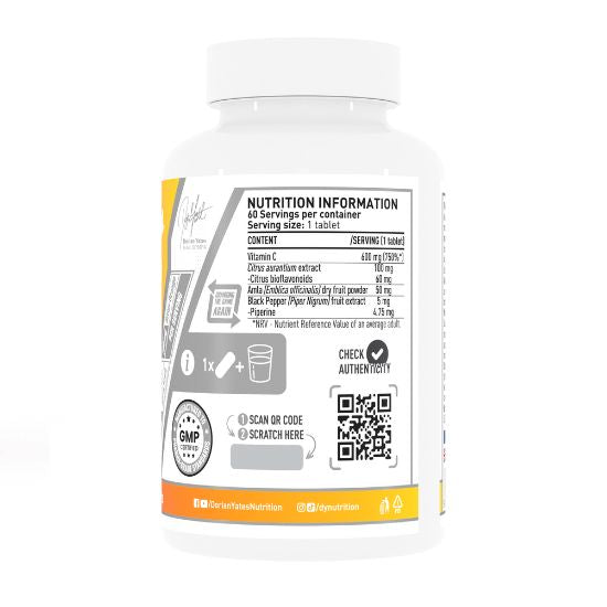 Vitamin C Plus, 60 tabs, Dorian Yates - Vitax.ro