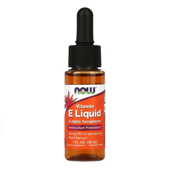 Vitamin E Liquid, 30 ml, NOW Foods - Vitax.ro