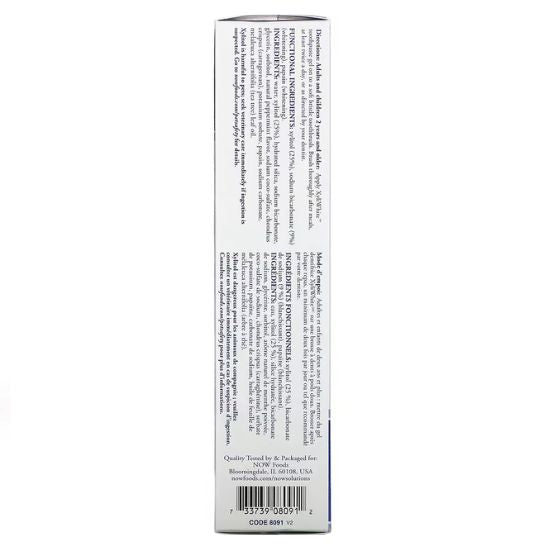 XyliWhite, Platinum Mint Toothpaste Gel w/Baking Soda, 181g, NOW Foods - Vitax.ro