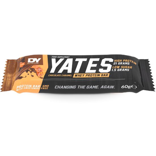 Yates Protein Bar, Chocolate Caramel, 12 x 60g, Dorian Yates - Vitax.ro