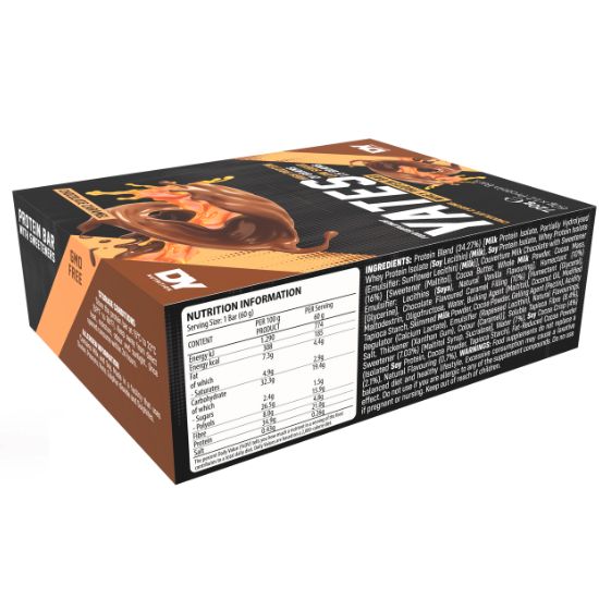 Yates Protein Bar, Chocolate Caramel, 12 x 60g, Dorian Yates - Vitax.ro