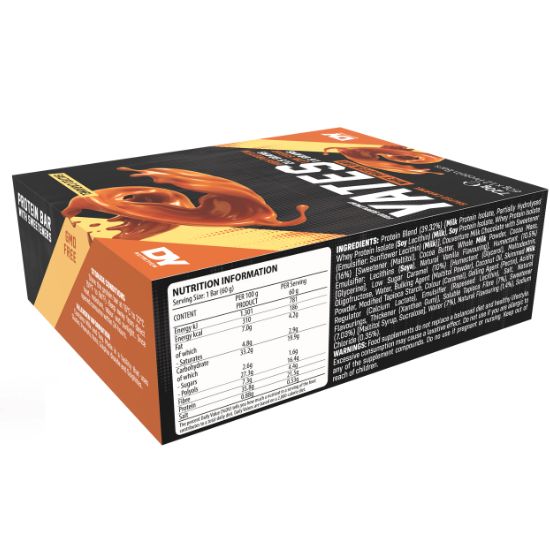 Yates Protein Bar, Salted Caramel, 12 x 60g, Dorian Yates - Vitax.ro