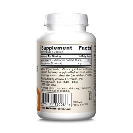 Zinc Balance, 100 caps, Jarrow Formulas - Vitax.ro