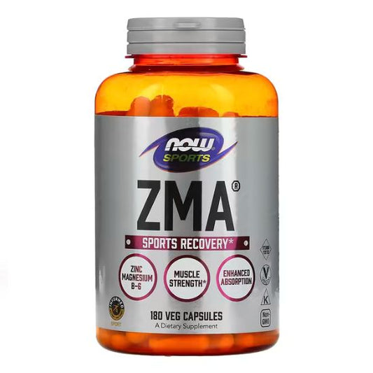 ZMA - Sports Recovery, 180 caps, NOW Foods - Vitax.ro