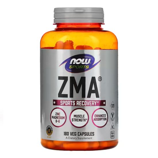 ZMA - Sports Recovery, 180 caps, NOW Foods - Vitax.ro