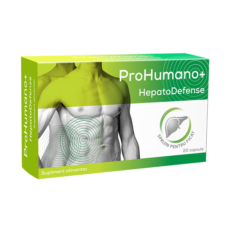 HepatoDefense, ProHumano+, 20 Capsule - Vitax.ro