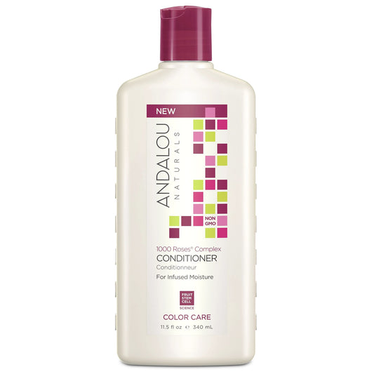 1000 Roses Complex Color Care Conditioner, Andalou Naturals, 340ml - Vitax.ro