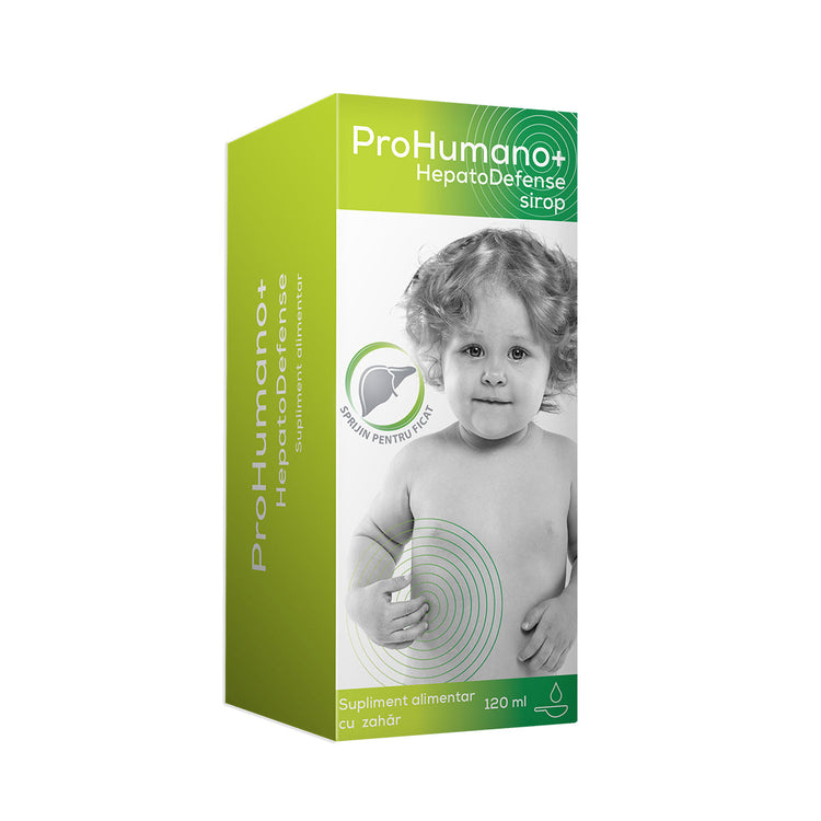 HepatoDefense, ProHumano+, Sirop 120ml - Vitax.ro