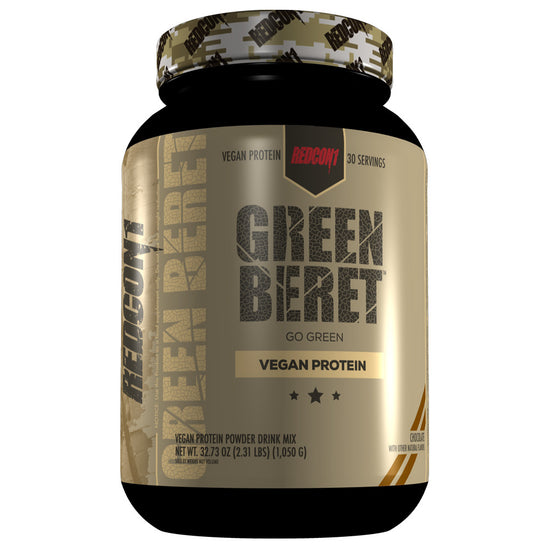 Green Beret - Vegan Protein, Strawberry - 1026g - Vitax.ro