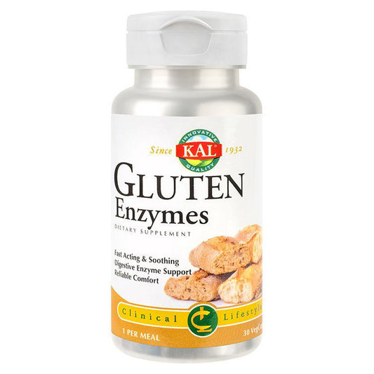 Gluten Enzymes, KAL, 30 Capsule Vegetale - Vitax.ro