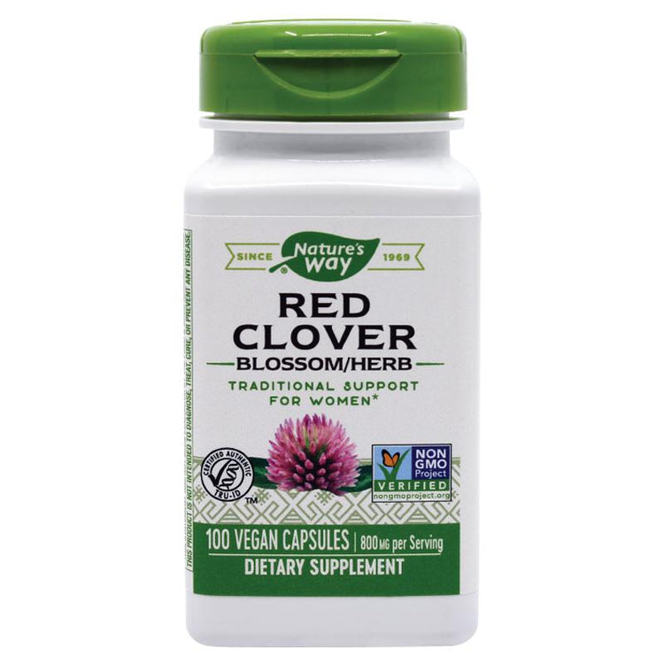 Red Clover - Trifoi Rosu, 400mg, Nature'S Way, 100 Capsule Vegetale - Vitax.ro