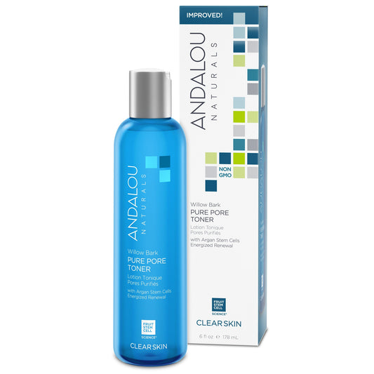 Willow Bark Pure Pore Toner, Andalou Naturals, 178ml - Vitax.ro