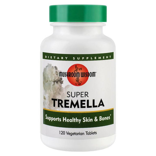 Super Tremella, Mushroom Wisdom, 120 Tablete Vegetale Filmate - Vitax.ro