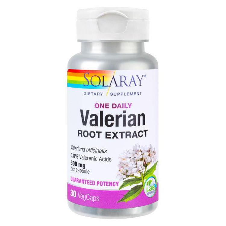 Valerian, Solaray, 30 Capsule Vegetale - Vitax.ro