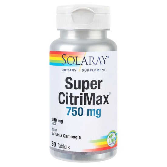 Super CitriMax - Garcinia Cambogia, Solaray, 60 Tablete - Vitax.ro