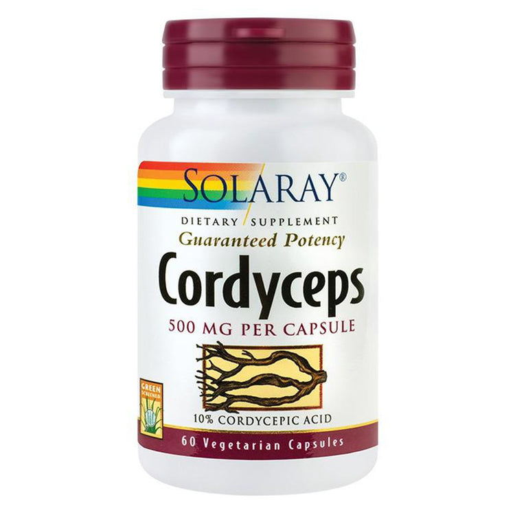 Cordyceps, Solaray, 60 Capsule Vegetale - Vitax.ro