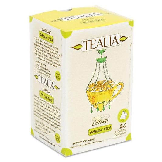 Limone, Tealia, Cutie cu 20 Plicuri Piramida x 2g - Vitax.ro