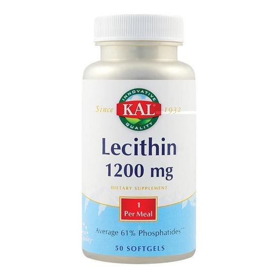 Lecithin 1200mg, KAL, 50 Capsule Moi - Vitax.ro