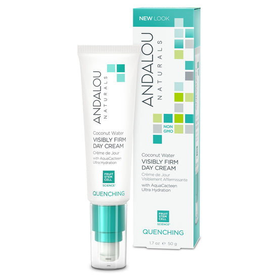Coconut Water Visibly Firm Day Cream, Andalou Naturals, 50g - Vitax.ro