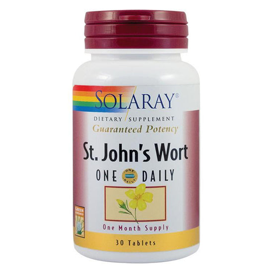 St. John's Wort - Sunatoare, 900mg, Solaray, 30 Tablete - Vitax.ro