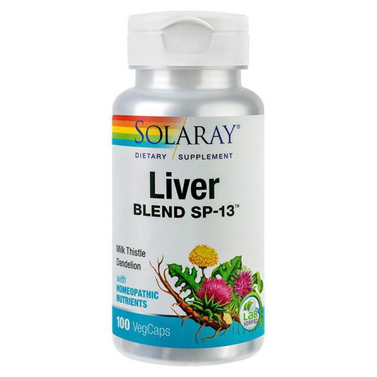 Liver Blend, Solaray, 100 Capsule Vegetale - Vitax.ro