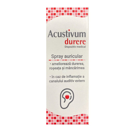 Acustivum Spray Auricular Durere, Zdrovit, 20ml - Vitax.ro