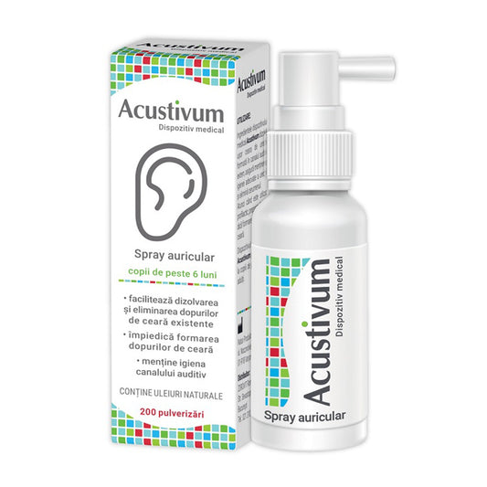 Acustivum Spray Auricular, Zdrovit, 20ml - Vitax.ro