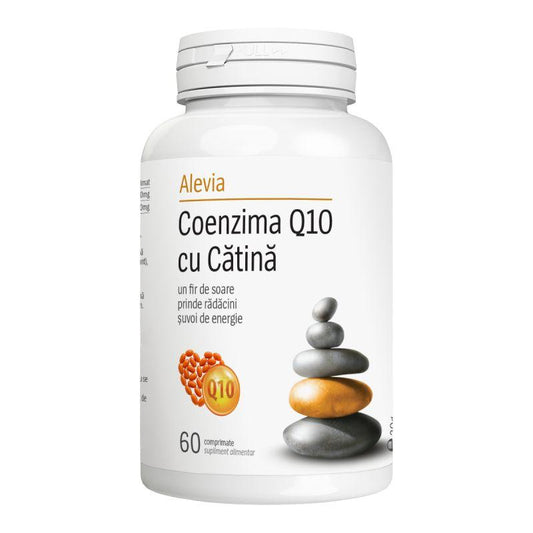 Coenzima Q10 cu Catina, Alevia, 60 Comprimate - Vitax.ro