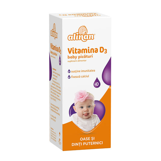 Alinan Vitamina D3 Baby, Fiterman Pharma, 10ml - Vitax.ro