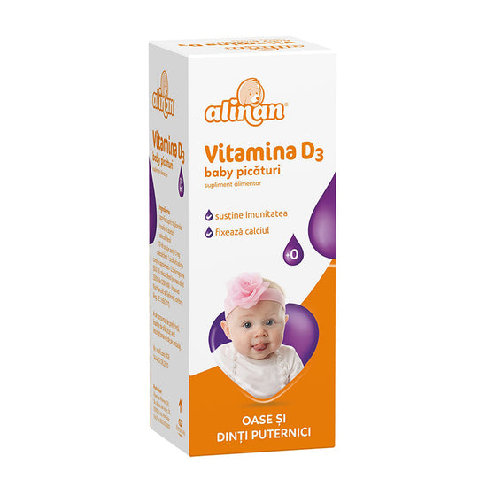 Alinan Vitamina D3 Baby, Fiterman Pharma, 10ml - Vitax.ro
