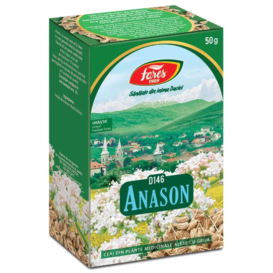 Anason Fructe D146, Fares, Ceai la Punga 50gr - Vitax.ro