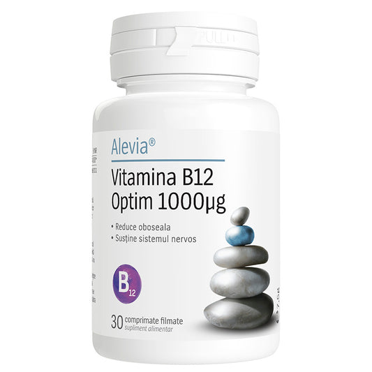 Vitamina B12 Optim 1000, Alevia, 30 Comprimate - Vitax.ro