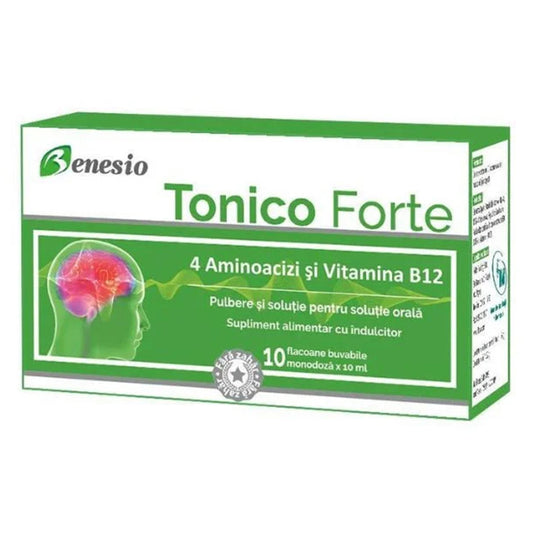 Benesio Tonico Forte, 10 flacoane buvabile - Vitax.ro