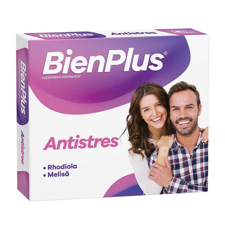 Bien Plus Antistres, Fiterman Pharma, 10 Capsule - Vitax.ro