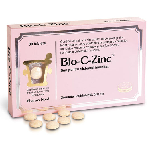 Bio-C-Zinc, Pharma Nord, 30 Tablete - Vitax.ro