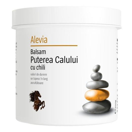 Balsam Puterea Calului cu Chili, Alevia, 250g - Vitax.ro