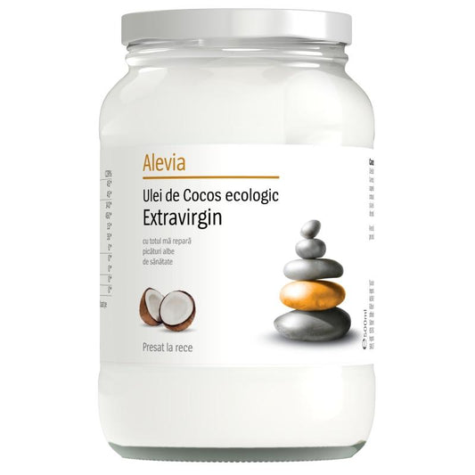 Ulei de Cocos Ecologic Extravirgin, Alevia, 500ml - Vitax.ro