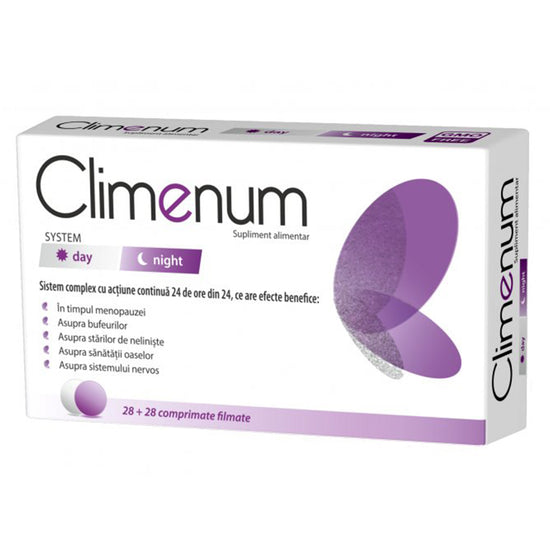 Climenum, Zdrovit, 28 + 28 Comprimate Zi si Noapte - Vitax.ro