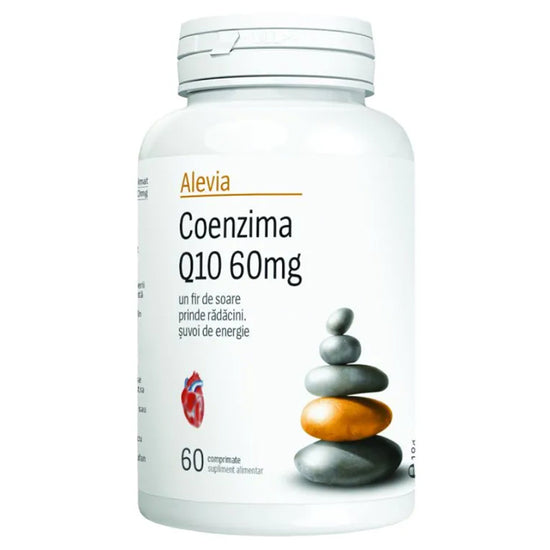 Coenzima Q10 60mg, Alevia, 60 Comprimate - Vitax.ro