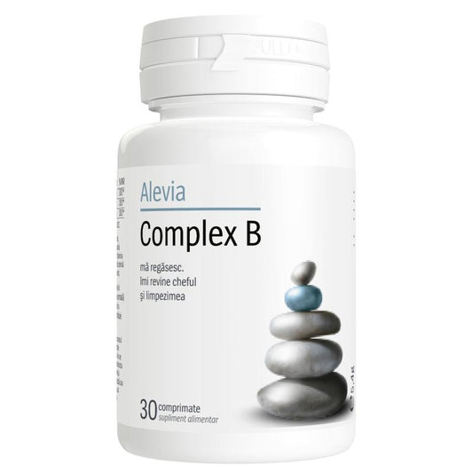 Complex B, Alevia, 30 Comprimate - Vitax.ro