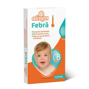 Comprese De Hidrogel Alinan Febra, Fiterman Pharma, 4 Bucati - Vitax.ro