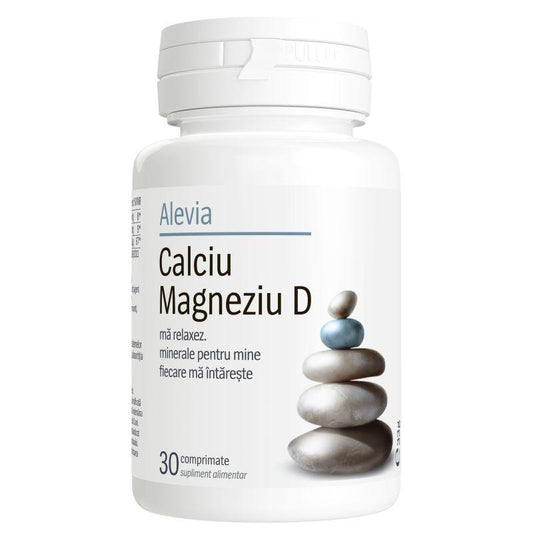 Calciu Magneziu D, Alevia, 30 Comprimate - Vitax.ro