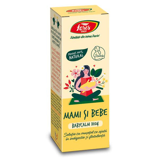 Mami si Bebe Babycalm D104, Fares, Solutie 30ml - Vitax.ro