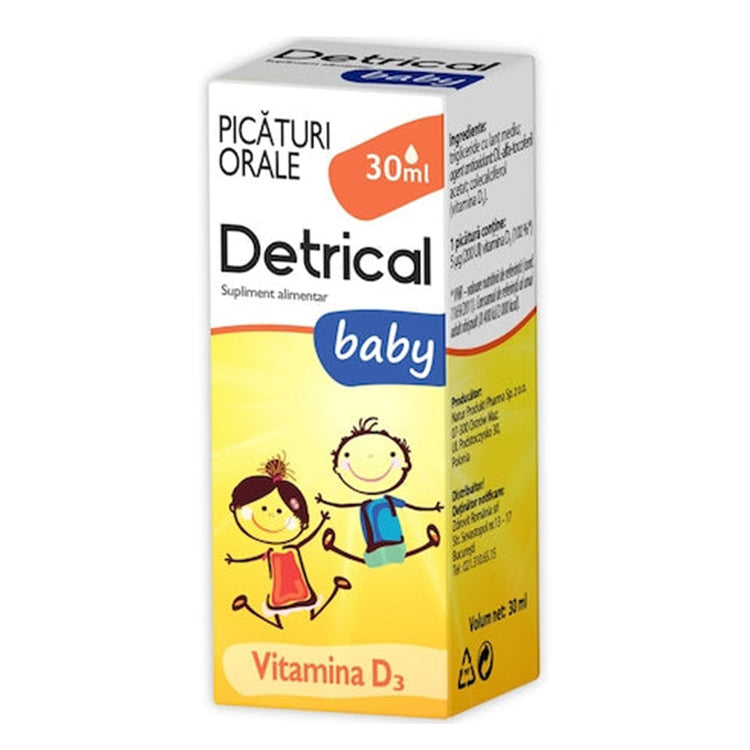 Detrical D3 Baby, Zdrovit, 30ml - Vitax.ro
