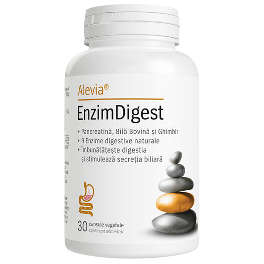 EnzimDigest, Alevia, 30 Capsule Vegetale - Vitax.ro