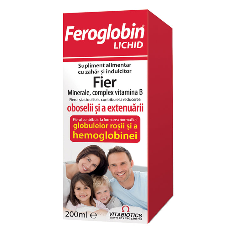 Feroglobin B12, Vitabiotics, 200ml - Vitax.ro