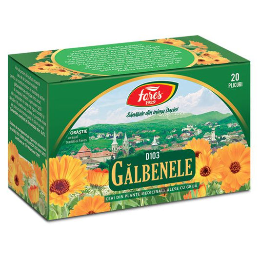 Galbenele D103, Fares, 20 Pliculete - Vitax.ro