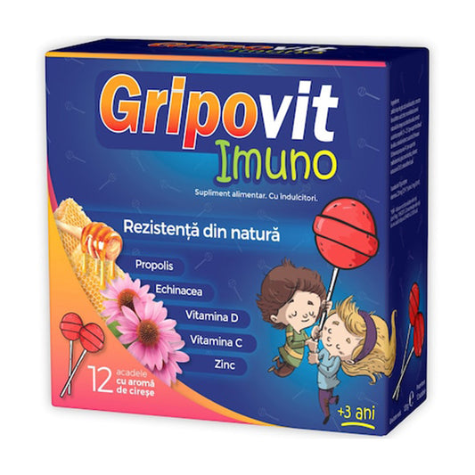 Gripovit Imuno, Zdrovit, 12 Acadele - Vitax.ro