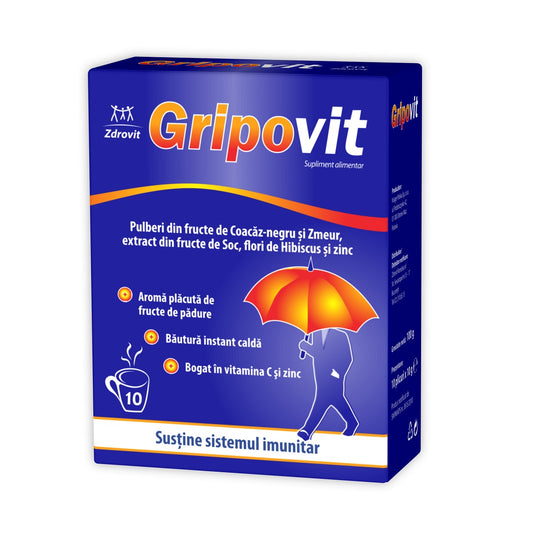 Gripovit, Zdrovit, 10 Plicuri - Vitax.ro